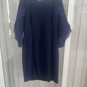 Elegant Navy Blue Dress